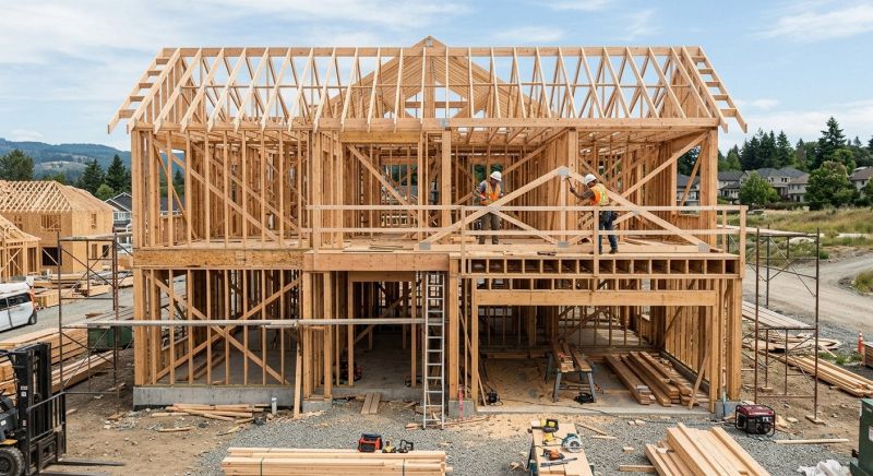 Construction Framing in Conroe, TX