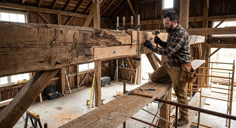 Garage Beam Repair in Wilmington, NC