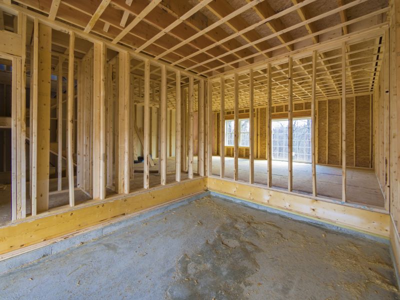Interior Wall Framing in Conroe, TX