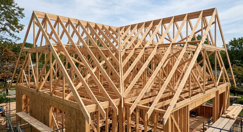 Attic Framing in Conroe, TX