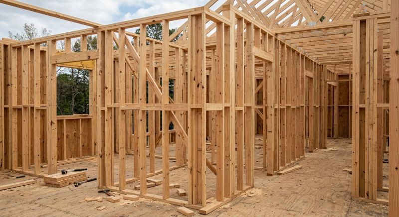Attic Framing in Conroe, TX