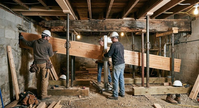 Barn Beam Replacement in Kansas City, KS