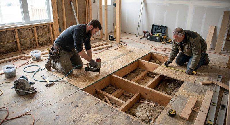 Floor Framing Replacement in Wilmington, NC
