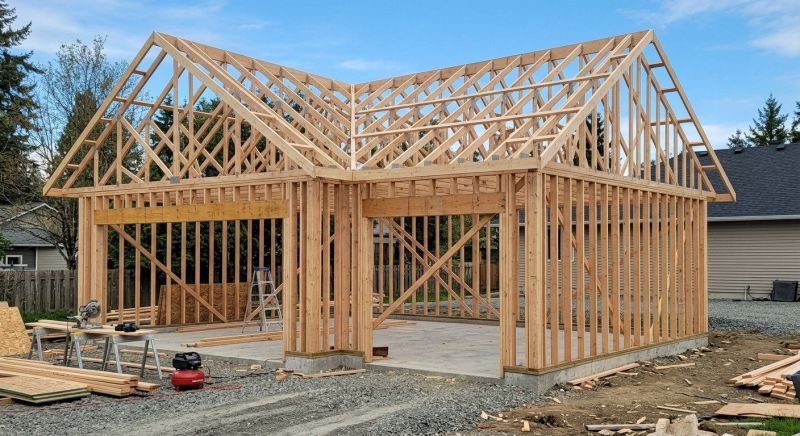 Gambrel Roof Framing in Conroe, TX