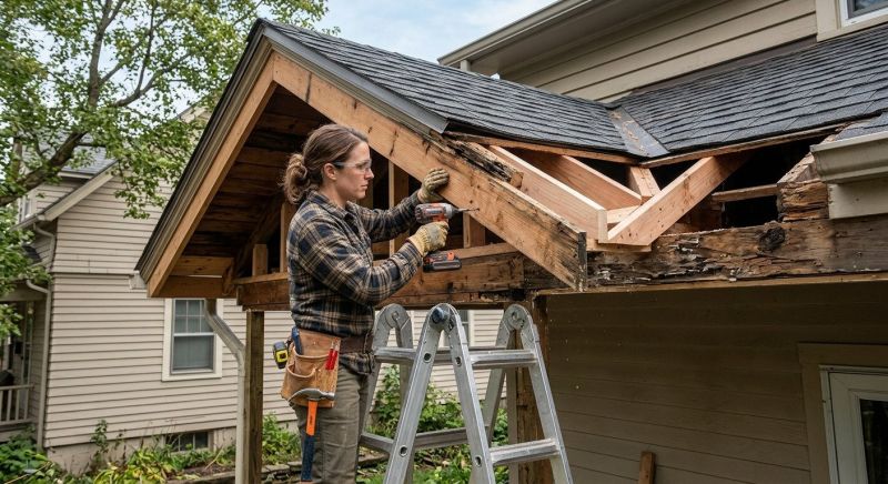 Roof Beam Repair in Wilmington, NC