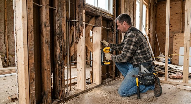 Roof Framing Repair in Kansas City, KS