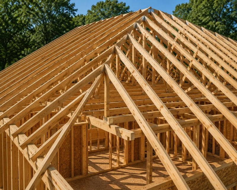 Roof Truss Framing in Conroe, TX