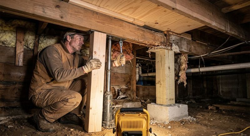 Sagging Floor Repair in Kansas City, KS
