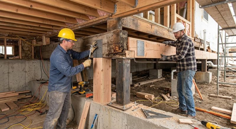 Support Beam Repair in Wilmington, NC