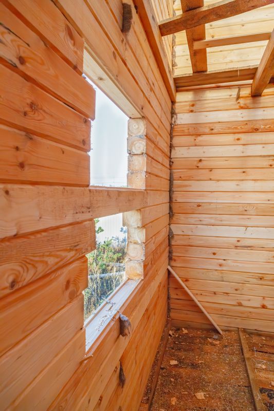 Timber Wall Installation in Conroe, TX